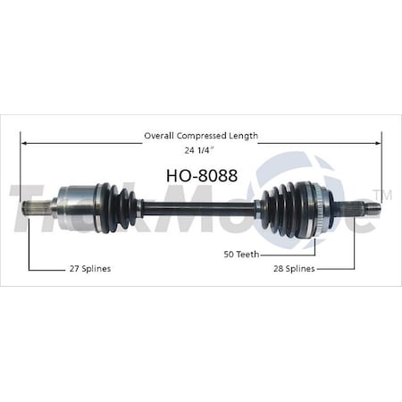 Surtrack Axle Cv Axle Shaft, Ho-8088 HO-8088